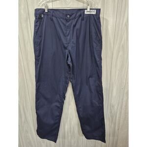 Men's Carhartt FR Blue Pants Size 36x36 73478-20 Chore Industry Maintenance (5)